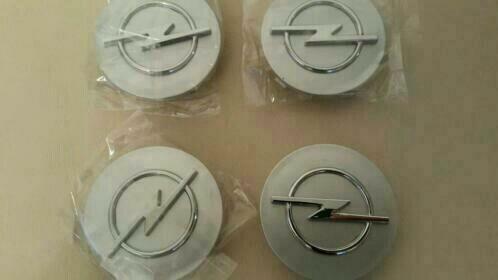 4 x 64 mm Opel wieldoppen set center caps, Auto diversen, Wieldoppen, Nieuw, Ophalen of Verzenden