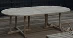 Ovalen tafel in teak, L 260cm x B 130cm x H 74cm, in zeer go, Jardin & Terrasse, Tables de jardin, Enlèvement ou Envoi