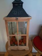 lantaarn, Huis en Inrichting, Ophalen, Zo goed als nieuw, Hout, 50 tot 75 cm