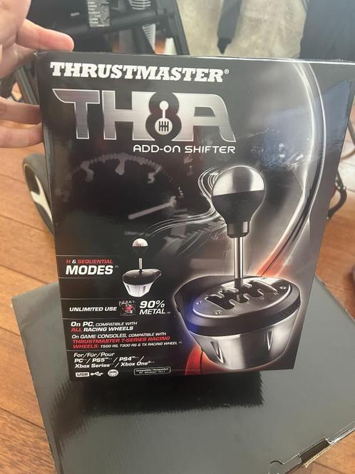 TH8A Boite à vitesse Thrusmaster, Computers en Software, Joysticks, Nieuw, Ophalen