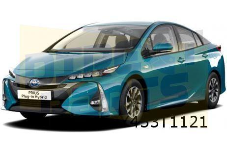 Toyota Prius 2/17-  Prius voorbumperhoek L (bij sensoren) (, Auto-onderdelen, Carrosserie, Bumper, Toyota, Voor, Nieuw, Verzenden