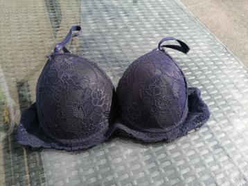 Bh blauw - maat fr 90 – euro 75 c, Enlèvement ou Envoi, Bleu, Soutien-gorge