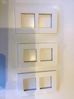 Afdekramen - afdekplaat intense white, Ophalen, Gebruikt, Schakelaar