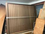 2 Portes de garage avec ossature bois durable (Afzelia), Passerelle, 200 cm ou plus, Bois, Enlèvement