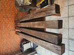 te koop vier Azobe hard houten palen, Ophalen, Zo goed als nieuw
