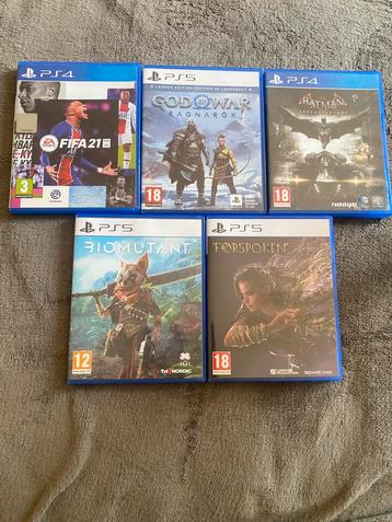 Ps5 & ps4 games beschikbaar voor biedingen