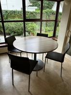 Keukentafel met 6 stoelen, Huis en Inrichting, Tafels | Eettafels, Ophalen, Kunststof, Gebruikt, Rond