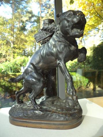 bronze XIXième Charles VALTON passez au large chien de garde disponible aux enchères