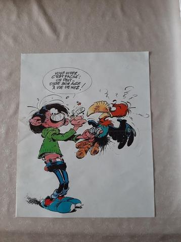 FSC-scoutposter van Franquin Gaston Lagaffe uit 1974  beschikbaar voor biedingen