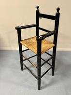 Kinderstoel hout/riet, Ophalen, Gebruikt