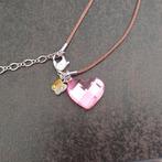 2 Swarovski Halskettingen Chrystal Hart + Vis, Verzamelen, Ophalen of Verzenden, Nieuw, Sieraad of Horloge