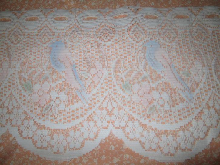 Rideau de voilage brise-bise blanc, Huis en Inrichting, Stoffering | Gordijnen en Lamellen, Nieuw, Minder dan 100 cm, 50 tot 100 cm