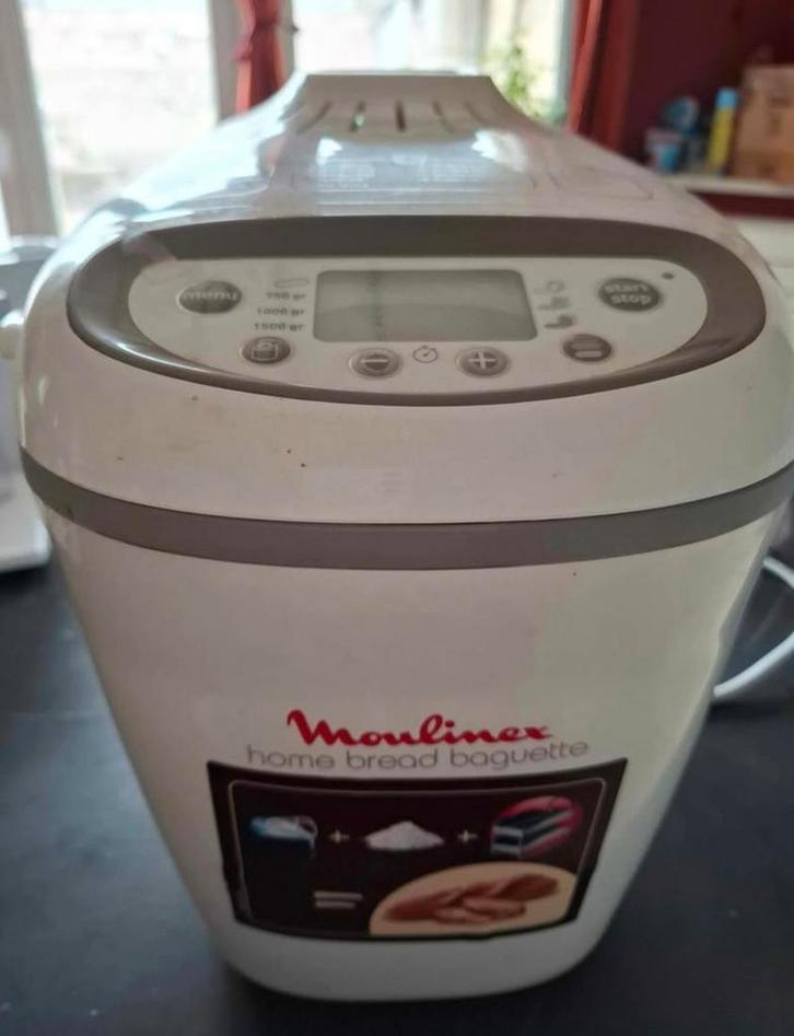 Machine a pain moulinex home bread baguette, Electroménager, Machines à pain, Enlèvement
