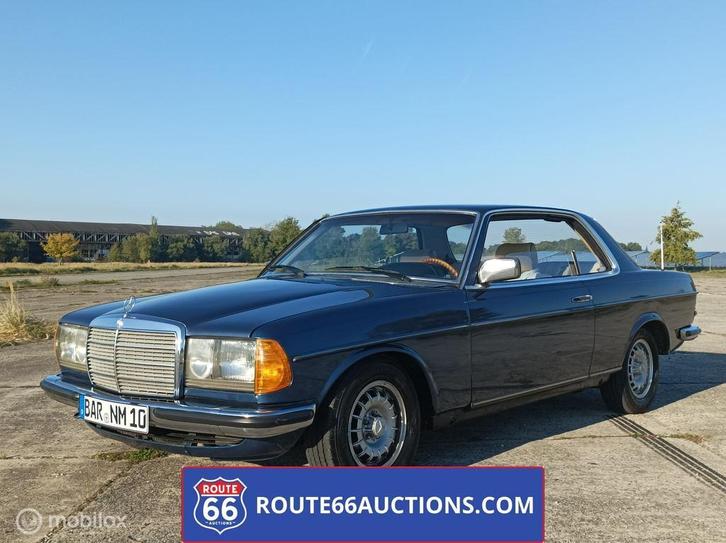 Mercedes-Benz 230CE | 1983 | Route 66 Auctions, Auto's, Oldtimers, Bedrijf, Te koop, Mercedes-Benz, Benzine, Overige carrosserie