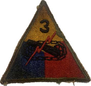 Patch US ww2 3rd Armored Division beschikbaar voor biedingen
