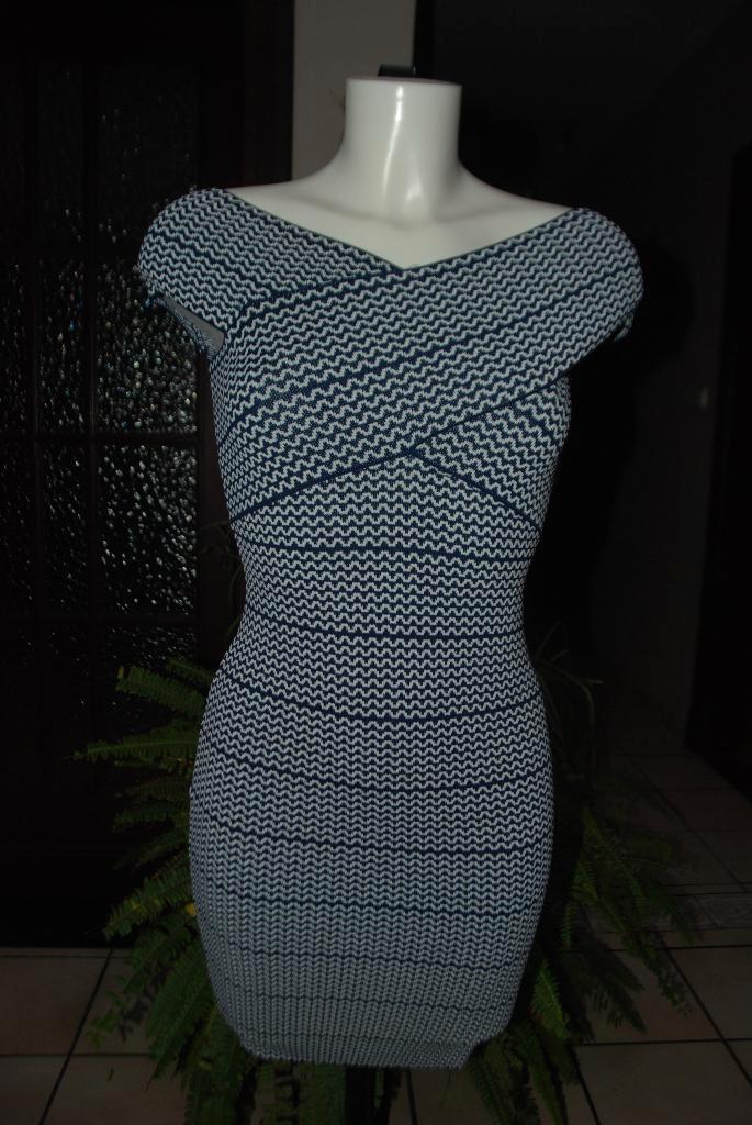 Schitterende blauw-witte „MORGAN” rechte jurk T36 als NIEUW!, Kleding | Dames, Jurken, Zo goed als nieuw, Maat 36 (S), Blauw, Knielengte