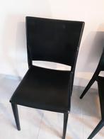 4 Chaise vintage plein cuir designer fasem, Enlèvement