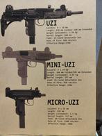 Poster imprimer vintage uzi, Enlèvement ou Envoi