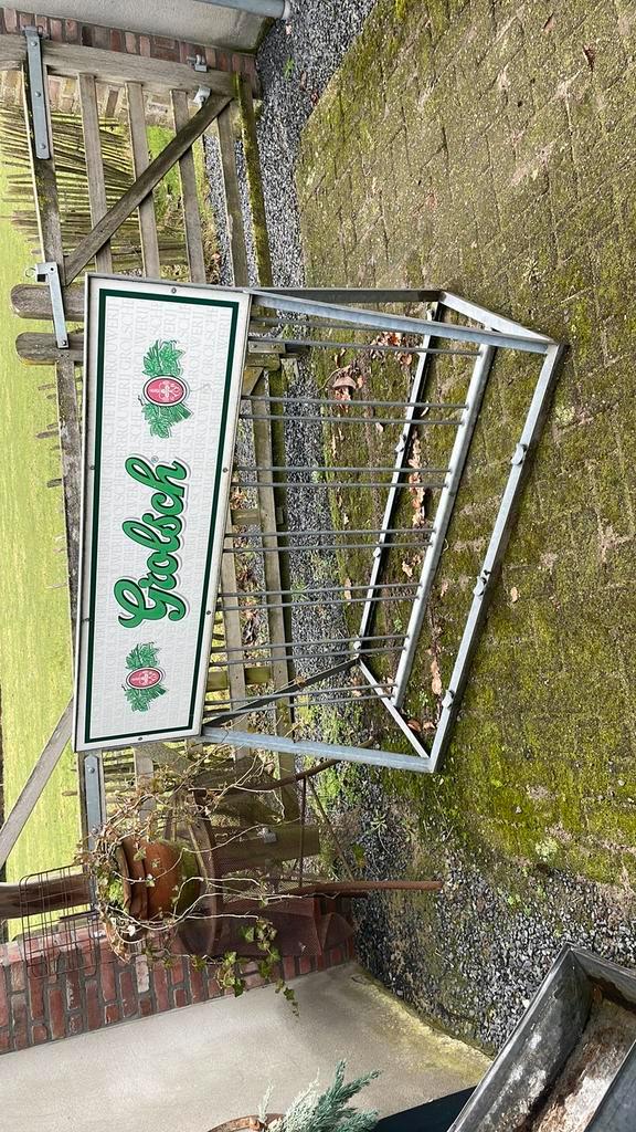 Grolsch fietsenrek, Verzamelen, Merken en Reclamevoorwerpen, Zo goed als nieuw, Reclamebord, Ophalen