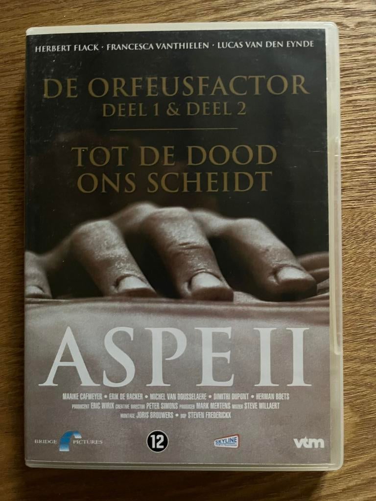 DVD Aspe II: De Orfeusfactor - Tot de dood ons scheidt, Vanaf 12 jaar, Ophalen of Verzenden, Zo goed als nieuw, Actie en Avontuur