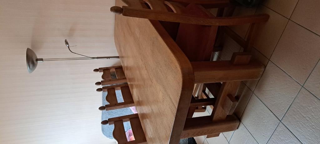 Salle à manger chêne caligene massifs, Collections, Maisons de poupées & Accessoires, Utilisé, Enlèvement