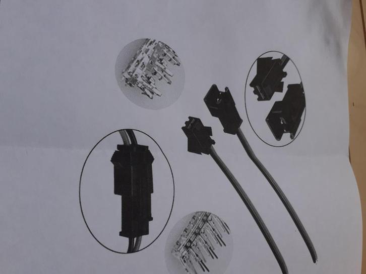 CONNECTORSET 2  ,3  ,4  ,5 PIN, Elektronische apparatuur, Onderdelen en Toebehoren, Nieuw, Ophalen of Verzenden