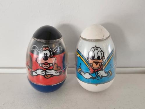 Bidibules (weeble wobble) Donald et Goofy @ Disney '70s, Verzamelen, Disney, Ophalen of Verzenden