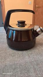 Vintage geëmailleerde fluitketel, Antiek en Kunst