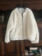 Fluffy jas Bel & Bo maat 46, Kleding | Dames, Wit, Ophalen of Verzenden, Zo goed als nieuw, Maat 46/48 (XL) of groter