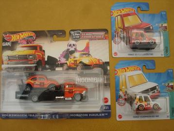 Hot Wheels --Team Transport #31 VW baja bug + 2x VW golf MK1 beschikbaar voor biedingen
