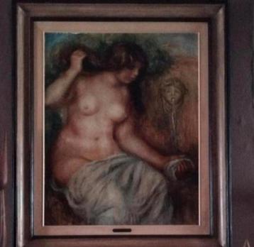 Naar Auguste Renoir „VROIW bij de fontein” - RÉPLICA  beschikbaar voor biedingen