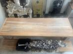 Boomstam tafel  met bank, Antiek en Kunst, Ophalen
