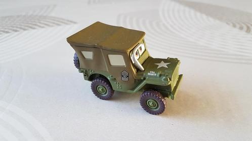 Disney Pixar Cars "Sarge" jeep, Kinderen en Baby's, Speelgoed |Speelgoedvoertuigen, Zo goed als nieuw, Ophalen of Verzenden