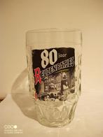 Oud bierglas 80 jaar Reuzenbatjes Rodenbach, Verzamelen, Biermerken, Ophalen of Verzenden, Zo goed als nieuw, Glas of Glazen, Overige merken