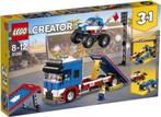 Lego Creator 31085 Mobiele Stuntshow, Comme neuf, Ensemble complet, Lego, Enlèvement ou Envoi