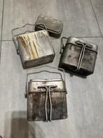 Lot van 3 Franse gamellen wo2, Verzamelen, Militaria | Tweede Wereldoorlog, Ophalen of Verzenden