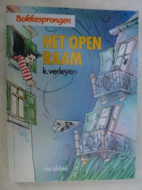 Het open raam K Verleyen ISBN 9026048939 De Sikkel 1989, Livres, Livres pour enfants | Jeunesse | Moins de 10 ans, Utilisé, Fiction général