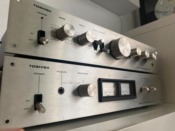 Toshiba versterker SC-330 / SY-330, Audio, Tv en Foto, Versterkers en Ontvangers, Gebruikt, Stereo, Minder dan 60 watt, Overige merken