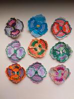 9 vintage patches multicolor bloem, Ophalen of Verzenden, Zo goed als nieuw