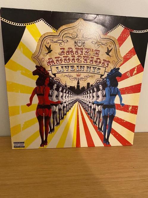 LP - Jane's Addiction - Live in NYC, Cd's en Dvd's, Vinyl | Rock, Zo goed als nieuw, Poprock, 12 inch, Ophalen of Verzenden