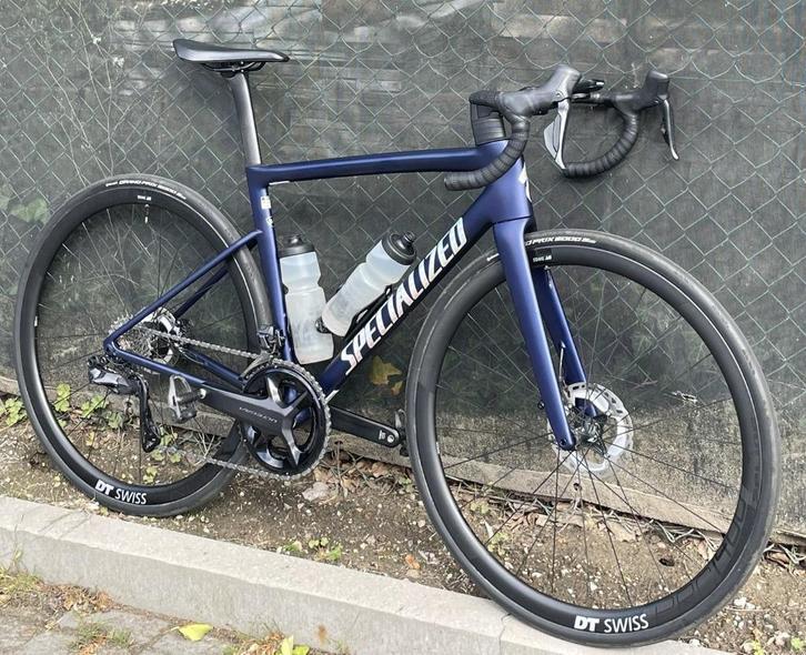 Specialized Tarmac Pro SL8 54 Satin Blue Onyx, Fietsen en Brommers, Fietsen | Racefietsen, Zo goed als nieuw, 28 inch, Carbon