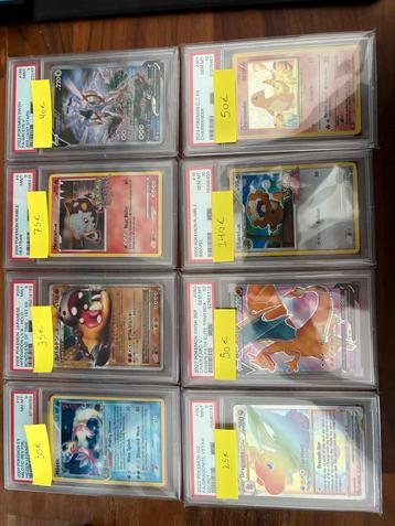 PSA slabs te koop beschikbaar voor biedingen