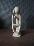 Beeldje speksteen 'De Denker', Enlèvement ou Envoi, Comme neuf, Humain