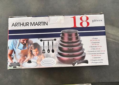 Kookgerei ARTHUR MARTIN, Huis en Inrichting, Keuken | Potten en Pannen, Nieuw, Koekenpan of Braadpan, Aluminium, Inductieplaat