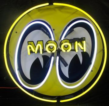 Moon eyes neon licht reclame USA garage showroom decoratie  beschikbaar voor biedingen