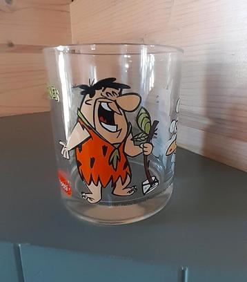 The Flintstones vintage glas  beschikbaar voor biedingen