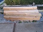 Nieuwe vierkante tuinpalen met diamant kop, Doe-het-zelf en Bouw, Hout en Planken, Ophalen, Zo goed als nieuw, Grenen