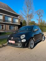 Fiat 500s 1.2i, Auto's, Leder en Stof, Zwart, Handgeschakeld, Particulier