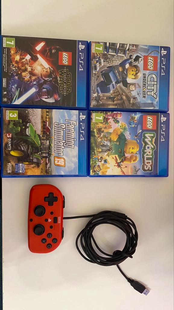Ps4 games en bekabelde controler voor PlayStation, Games en Spelcomputers, Games | Sony PlayStation 4, Zo goed als nieuw, Overige genres