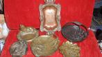 Lot oude brons en koper vide poche schaaltjes, Bronze, Enlèvement ou Envoi